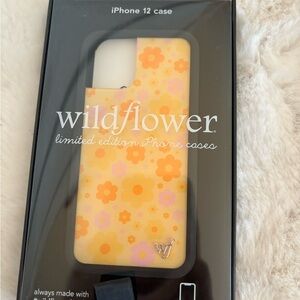 yellow wildflower iphone 12 mini phone case